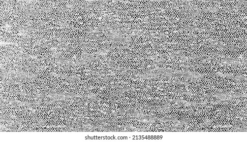 Vector fabric texture. Distressed texture of weaving fabric. Grunge background. Abstract halftone vector illustration. Overlay to create interesting effect and depth. Black isolated on white. EPS10.
