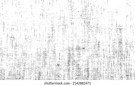 Vector fabric texture. Distressed texture of weaving fabric. Grunge background. Abstract halftone vector illustration. Overlay to create interesting effect and depth. Black isolated on white. EPS10.
