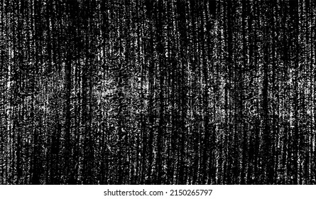 Textura de tela vectorial. Textura angustiada de tejido. Borde de fondo. Ilustración del vector de medio tono abstracto. Superposición para crear un efecto interesante y profundidad. Negro aislado en blanco. EPS10.