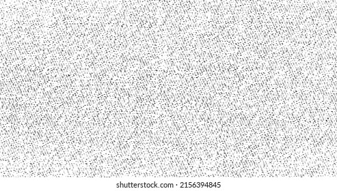 Vector fabric texture. Distressed texture of weaving fabric. Grunge background. Abstract halftone vector illustration. Overlay to create interesting effect and depth. Black isolated on white. EPS10.