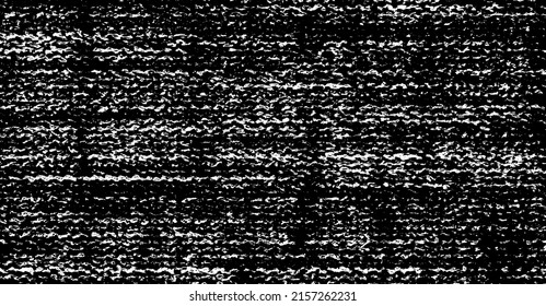 Vector fabric texture. Distressed texture of weaving fabric. Grunge background. Abstract halftone vector illustration. Overlay to create interesting effect and depth. Black isolated on white. EPS10.