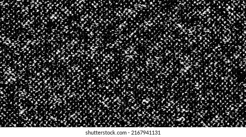 Vector fabric texture. Distressed texture of weaving fabric. Grunge background. Abstract halftone vector illustration. Overlay to create interesting effect and depth. Black isolated on white. EPS10.
