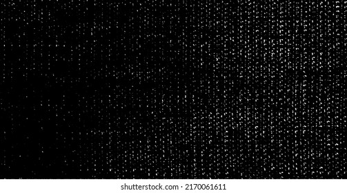 Vector fabric texture. Distressed texture of weaving fabric. Grunge background. Abstract halftone vector illustration. Overlay to create interesting effect and depth. Black isolated on white. EPS10.