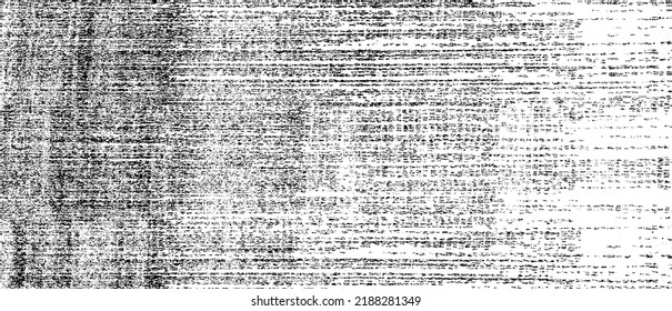 Vector fabric texture. Distressed texture of weaving fabric. Grunge background. Abstract halftone vector illustration. Overlay to create interesting effect and depth. Black isolated on white. EPS10.