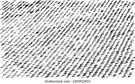 Vector fabric texture. Distressed texture of weaving fabric. Grunge background. Abstract halftone vector illustration. Overlay to create interesting effect and depth. Black isolated on white. EPS10.