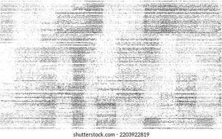 Vector fabric texture. Distressed texture of weaving fabric. Grunge background. Abstract halftone vector illustration. Overlay to create interesting effect and depth. Black isolated on white. EPS10.