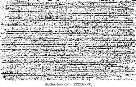 Vector fabric texture. Distressed texture of weaving fabric. Grunge background. Abstract halftone vector illustration. Overlay to create interesting effect and depth. Black isolated on white. EPS10.