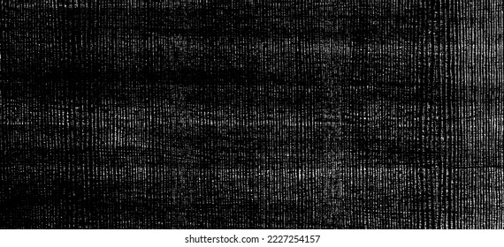 Vector fabric texture. Distressed texture of weaving fabric. Grunge background. Abstract halftone vector illustration. Overlay to create interesting effect and depth. Black isolated on white. EPS10.