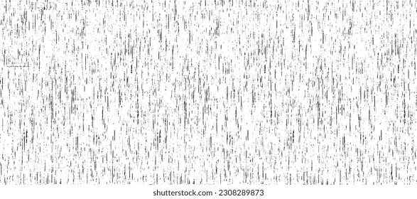 Textura de tela vectorial. Textura angustiada de tejido. Borde de fondo. Ilustración del vector de medio tono abstracto. Superposición para crear un efecto interesante y profundidad. Negro aislado en blanco. EPS10.