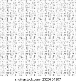 Vector fabric texture. Distressed texture of weaving fabric. Grunge background. Abstract halftone vector illustration. Overlay to create interesting effect and depth. Black isolated on white. EPS10.