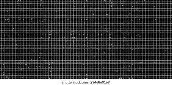 Vector fabric texture. Distressed texture of weaving fabric. Grunge background. Abstract halftone vector illustration. Overlay to create interesting effect and depth. Black isolated on white. EPS10.