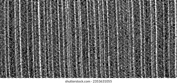 Vector fabric texture. Distressed texture of weaving fabric. Grunge background. Abstract halftone vector illustration. Overlay to create interesting effect and depth. Black isolated on white. EPS10.