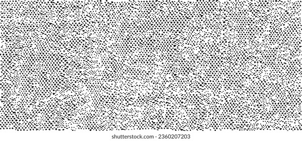 Vector fabric texture. Distressed texture of weaving fabric. Grunge background. Abstract halftone vector illustration. Overlay to create interesting effect and depth. Black isolated on white. EPS10.
