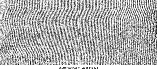 Vektor-Textur. Bedrängte Textur des Webgewebes. brüchiger Hintergrund. Abstrakte Halbtonvektorgrafik. Overlay, um interessante Wirkung und Tiefe zu erzeugen. Schwarz einzeln auf Weiß. EPS10.