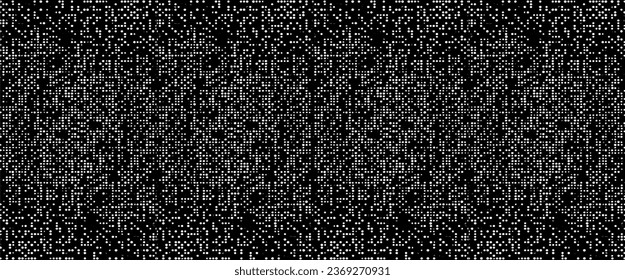 Vector fabric texture. Distressed texture of weaving fabric. Grunge background. Abstract halftone vector illustration. Overlay to create interesting effect and depth. Black isolated on white. EPS10.