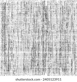 Vektor-Textur. Bedrängte Textur des Webgewebes. brüchiger Hintergrund. Abstrakte Halbtonvektorgrafik. Overlay, um interessante Wirkung und Tiefe zu erzeugen. Schwarz einzeln auf Weiß. EPS10.