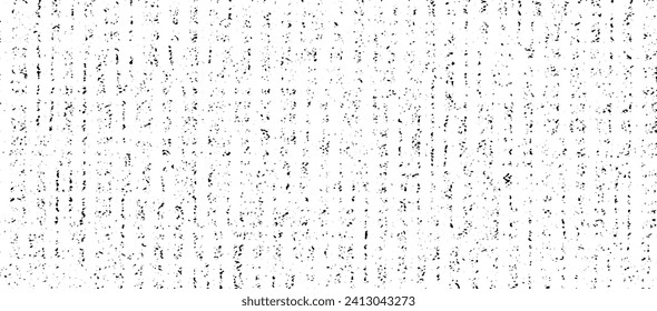 Vector fabric texture. Distressed texture of weaving fabric. Grunge background. Abstract halftone vector illustration. Overlay to create interesting effect and depth. Black isolated on white. EPS10.