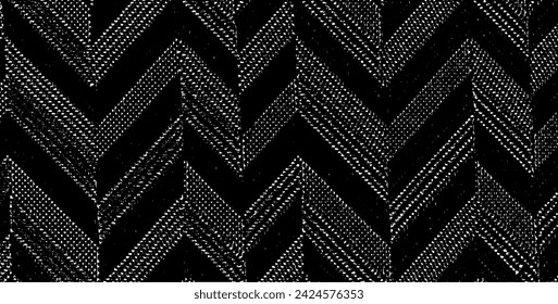 Vector fabric texture. Distressed texture of weaving fabric. Grunge background. Abstract halftone vector illustration. Overlay to create interesting effect and depth. Black isolated on white. EPS10.
