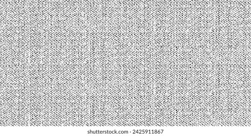 Vector fabric texture. Distressed texture of weaving fabric. Grunge background. Abstract halftone vector illustration. Overlay to create interesting effect and depth. Black isolated on white. EPS10.