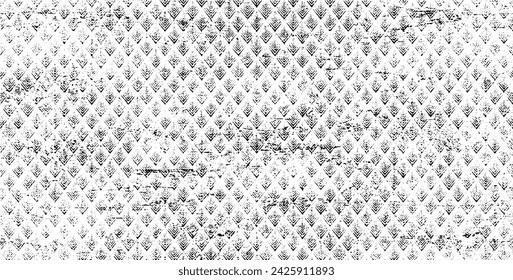 Textur des Vektorgewebes. Beklemmte Textur eines Webgewebes. Grunge Hintergrund. Abstrakte Halbtonvektordarstellung. Überlagern, um interessanten Effekt und Tiefe zu erzeugen. Schwarz isoliert auf weiß. EPS10.