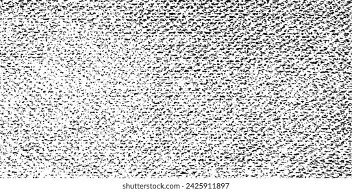 Vector fabric texture. Distressed texture of weaving fabric. Grunge background. Abstract halftone vector illustration. Overlay to create interesting effect and depth. Black isolated on white. EPS10.