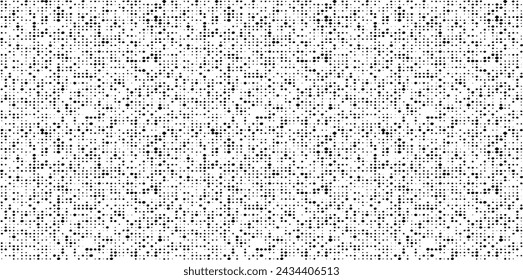 Vector fabric texture. Distressed texture of weaving fabric. Grunge background. Abstract halftone vector illustration. Overlay to create interesting effect and depth. Black isolated on white. EPS10.