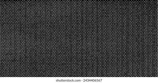 Vector fabric texture. Distressed texture of weaving fabric. Grunge background. Abstract halftone vector illustration. Overlay to create interesting effect and depth. Black isolated on white. EPS10.