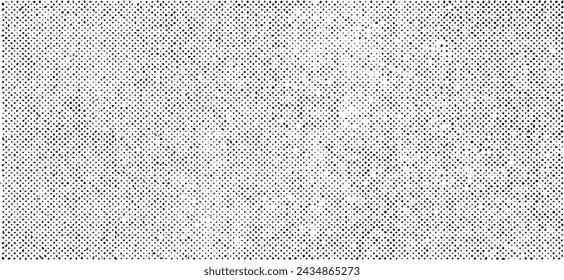 Vector fabric texture. Distressed texture of weaving fabric. Grunge background. Abstract halftone vector illustration. Overlay to create interesting effect and depth. Black isolated on white. EPS10.