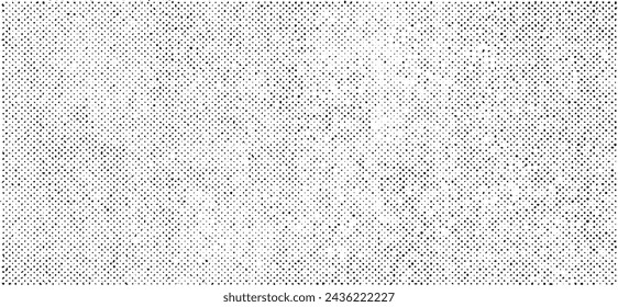 Vector fabric texture. Distressed texture of weaving fabric. Grunge background. Abstract halftone vector illustration. Overlay to create interesting effect and depth. Black isolated on white. EPS10.