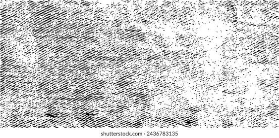 Vector fabric texture. Distressed texture of weaving fabric. Grunge background. Abstract halftone vector illustration. Overlay to create interesting effect and depth. Black isolated on white. EPS10.