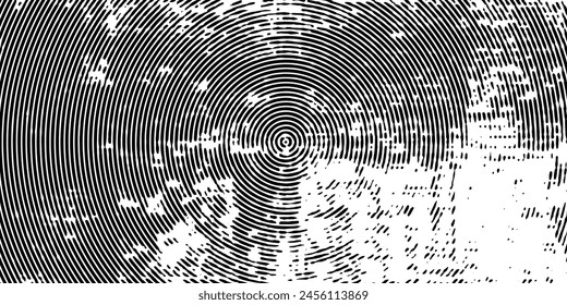 Vector fabric texture. Distressed texture of weaving fabric. Grunge background. Abstract halftone vector illustration. Overlay to create interesting effect and depth. Black isolated on white.