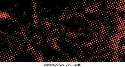 Vector fabric texture. Distressed texture of weaving fabric. Grunge background. Abstract halftone vector illustration.