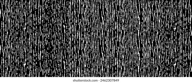 Textura de tela de Vector. Textura angustiada de tejido. Fondo grunge. Abstractas Ilustración vectorial de semitonos. Superposición para crear un efecto y una profundidad interesantes. Negro aislado sobre blanco. EPS10.
