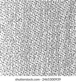 Vector fabric texture. Distressed texture of weaving fabric. Grunge background. Abstract halftone vector illustration. Overlay to create interesting effect and depth. Black isolated on white. EPS10.