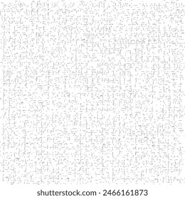 Vector fabric texture. Distressed texture of weaving fabric. Grunge background. Abstract halftone vector illustration. Overlay to create interesting effect and depth. Black isolated on white. EPS10.