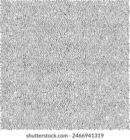 Textur der Vektorgrafik. Beklemmte Textur eines Webgewebes. Grunge Hintergrund. Abstrakte Halbton-Vektorillustration. Überlagern, um interessanten Effekt und Tiefe zu erzeugen. Schwarz isoliert auf weiß. EPS10.
