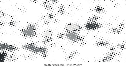 Vector fabric texture. Distressed texture of weaving fabric. Grunge background. Abstract halftone vector illustration.