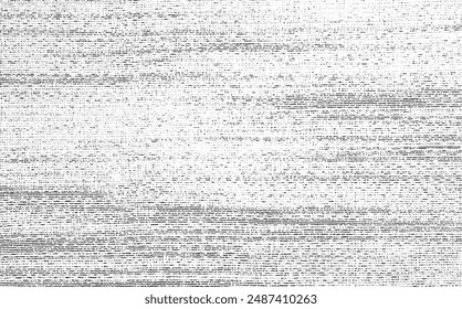 Vector fabric texture. Distressed texture of weaving fabric. Grunge background. Abstract halftone vector illustration. Overlay to create interesting effect and depth. Black isolated on white. EPS10.