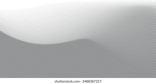 Vector fabric texture. Distressed texture of weaving fabric. Grunge background. Abstract halftone vector illustration. Overlay to create interesting effect and depth. Black isolated on white. EPS10.
