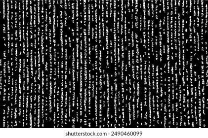 Vector fabric texture. Distressed texture of weaving fabric. Grunge background. Abstract halftone vector illustration. Overlay to create interesting effect and depth. Black isolated on white. EPS10.