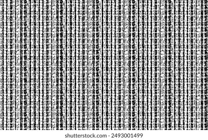 Vector fabric texture. Distressed texture of weaving fabric. Grunge background. Abstract halftone vector illustration. Overlay to create interesting effect and depth. Black isolated on white. EPS10.