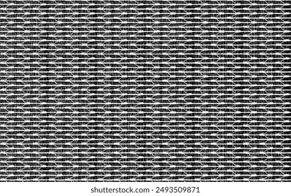 Vector fabric texture. Distressed texture of weaving fabric. Grunge background. Abstract halftone vector illustration. Overlay to create interesting effect and depth. Black isolated on white. EPS10.