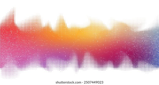 Vector fabric texture. Distressed texture of weaving fabric. Grunge background. Abstract halftone vector illustration. Overlay to create interesting effect and depth.