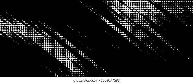 Textura de tela de Vector. Textura angustiada de tejido. Fondo de Grunge. Ilustración vectorial de semitono Abstractas