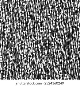 Vector fabric texture. Distressed texture of weaving fabric. Grunge background. Abstract halftone vector illustration. Overlay to create interesting effect and depth. Black isolated on white. EPS10.