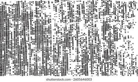 Vector fabric texture. Distressed texture of weaving fabric. Grunge background. Abstract halftone vector illustration. Overlay to create interesting effect and depth. Black isolated on white. EPS10.