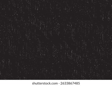 Vector fabric texture. Distressed texture of weaving fabric. Grunge background. Abstract halftone vector illustration. Overlay to create interesting effect and depth. Black isolated on white. EPS10.