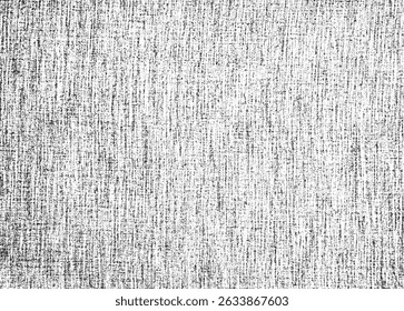 Textura de tela de Vector. Textura angustiada de tejido. Fondo de Grunge. Abstractas Ilustración vectorial de semitono. Superposición para crear un efecto y una profundidad interesantes. Negro aislado en blanco. EPS10.