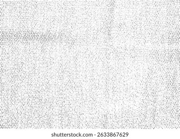 Vector fabric texture. Distressed texture of weaving fabric. Grunge background. Abstract halftone vector illustration. Overlay to create interesting effect and depth. Black isolated on white. EPS10.