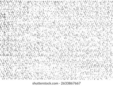 Vector fabric texture. Distressed texture of weaving fabric. Grunge background. Abstract halftone vector illustration. Overlay to create interesting effect and depth. Black isolated on white. EPS10.